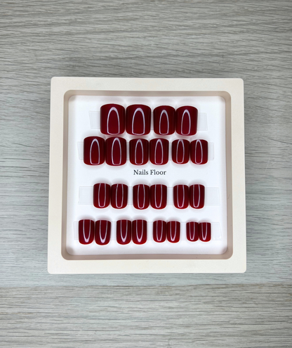 Short Bob - Burgundy Red