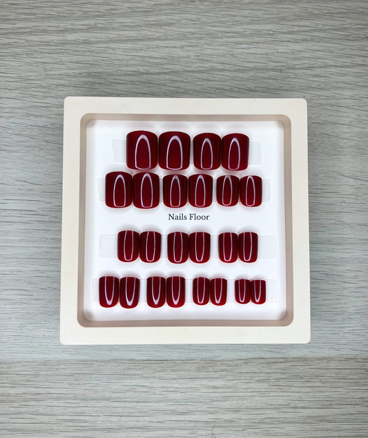 Short Bob - Burgundy Red