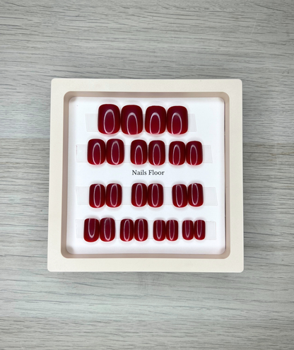 Rounded Short - Bordeaux Red